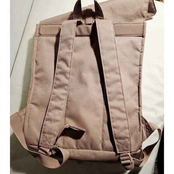 Herschel Supply Co. Settlement  Ash Rose Backpack With Leather Strap & Striped L - Picture 3 of 9